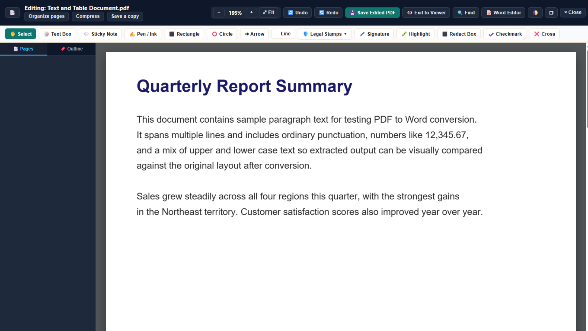 PDF Pro Panel 3 Merge Tool Screenshot