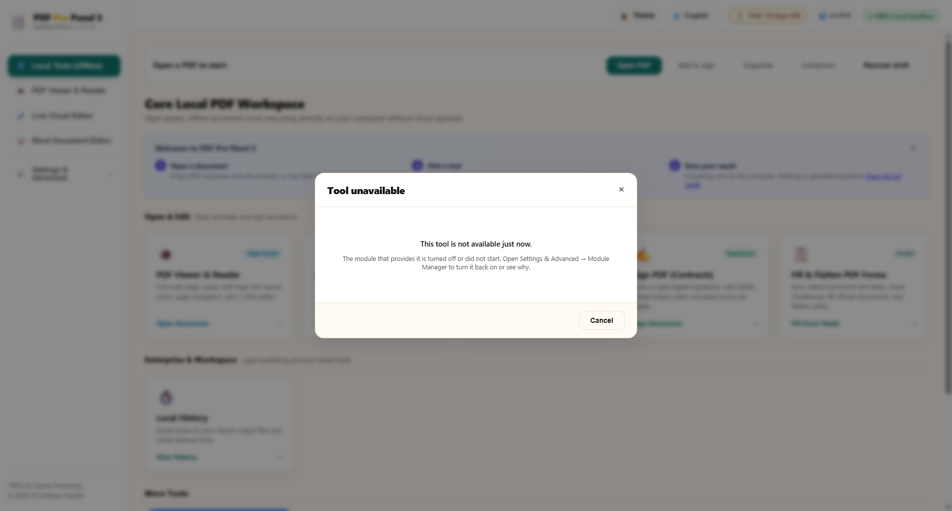 On-Device OCR Text Extraction Screenshot